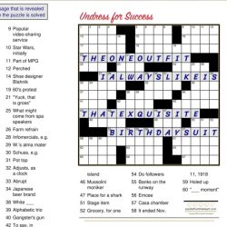 Crossword puzzle questions for boyfriend