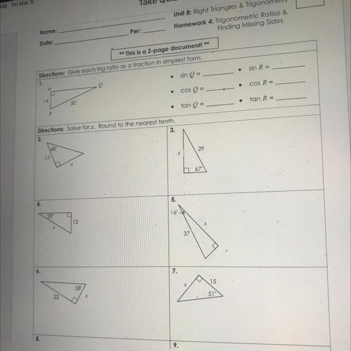 Triangles trigonometry due