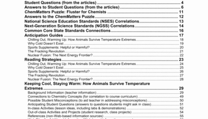 Hunting the elements video worksheet answer key