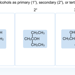 Classify these alcohols as primary secondary tertiary